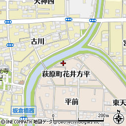 愛知県一宮市萩原町花井方平1651周辺の地図