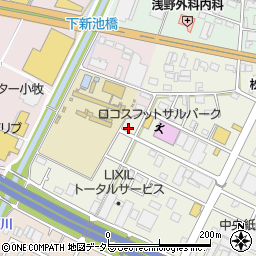 愛知県小牧市小牧原新田1129-3周辺の地図