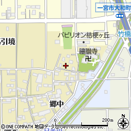 愛知県一宮市大和町福森郷14周辺の地図