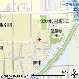 愛知県一宮市大和町福森郷7周辺の地図