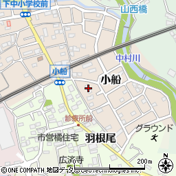 神奈川県小田原市小船5周辺の地図