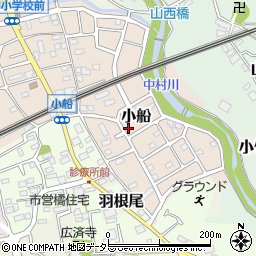 神奈川県小田原市小船1129周辺の地図