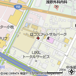 愛知県小牧市小牧原新田1128周辺の地図