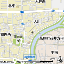 愛知県一宮市三条古川35周辺の地図