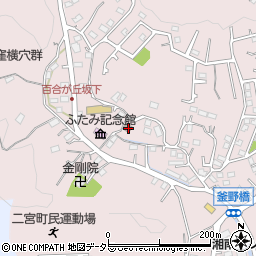釜野児童館周辺の地図
