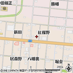愛知県一宮市浅野（紅楳野）周辺の地図