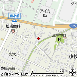 愛知県小牧市小牧原新田1470-1周辺の地図