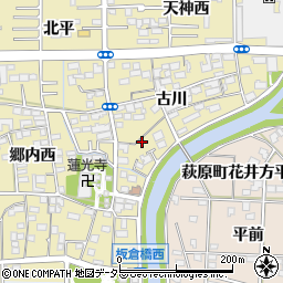 愛知県一宮市三条古川37周辺の地図