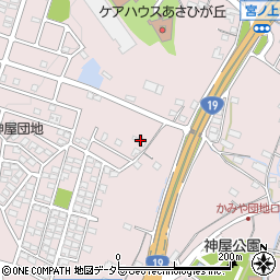 愛知県春日井市神屋町1410周辺の地図