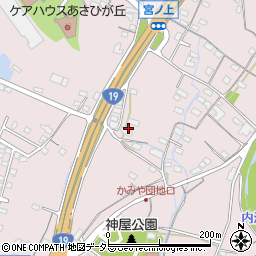 愛知県春日井市神屋町1256周辺の地図