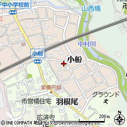 神奈川県小田原市小船1113周辺の地図