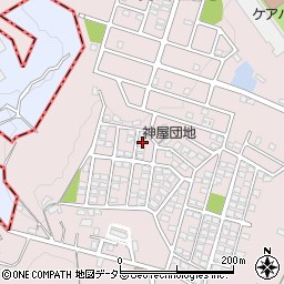 愛知県春日井市神屋町1398-58周辺の地図