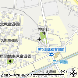 愛知県小牧市三ツ渕原新田11周辺の地図