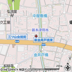 愛知県小牧市東田中261周辺の地図