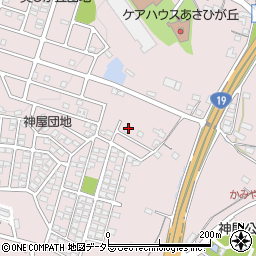 愛知県春日井市神屋町1412-9周辺の地図