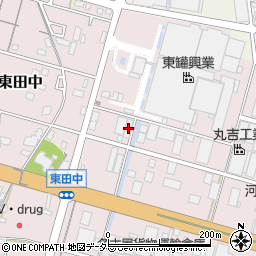 愛知県小牧市東田中2141周辺の地図