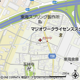 愛知県小牧市村中1172周辺の地図