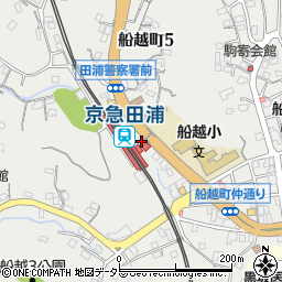 ＴＢＫ京急田浦店周辺の地図