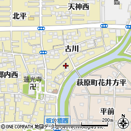愛知県一宮市三条古川34周辺の地図