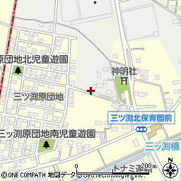 愛知県小牧市三ツ渕原新田14周辺の地図