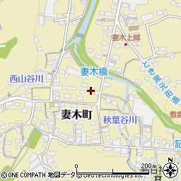 岐阜県土岐市妻木町166周辺の地図