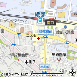 久木パーツ綾部店周辺の地図