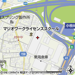 愛知県小牧市村中407-1周辺の地図