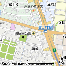 １００円ショップセリア一宮店周辺の地図