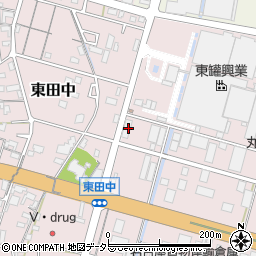 愛知県小牧市東田中2145周辺の地図