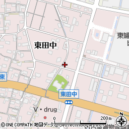 愛知県小牧市東田中2148周辺の地図