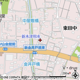 愛知県小牧市東田中2519周辺の地図
