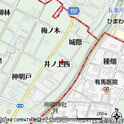 愛知県一宮市千秋町加納馬場井ノ上西3-3周辺の地図