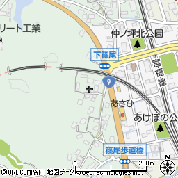 京都府福知山市下篠尾387-1周辺の地図