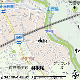 神奈川県小田原市小船1134周辺の地図