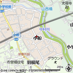 神奈川県小田原市小船1135周辺の地図