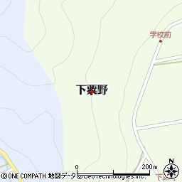 京都府京丹波町（船井郡）下粟野周辺の地図