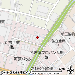 愛知県小牧市東田中1307周辺の地図