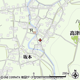 京都府綾部市高津町市場周辺の地図