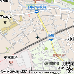 神奈川県小田原市小船105周辺の地図