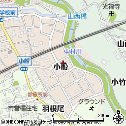 神奈川県小田原市小船1136周辺の地図