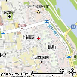 京都府福知山市下新周辺の地図