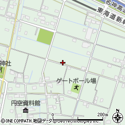 岐阜県羽島市上中町中周辺の地図