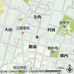 愛知県一宮市千秋町加納馬場村前周辺の地図