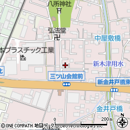 愛知県小牧市東田中304周辺の地図