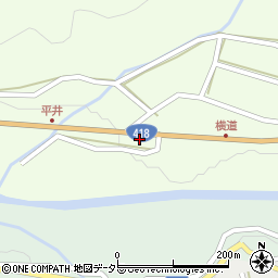 岐阜県恵那市上矢作町1637周辺の地図