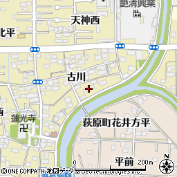 愛知県一宮市三条古川25周辺の地図