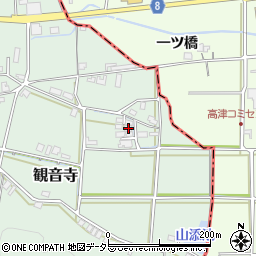 京都府福知山市観音寺208周辺の地図