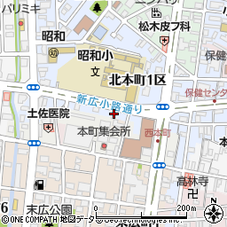 エコーズ本店周辺の地図