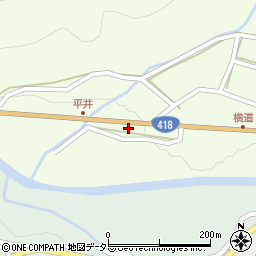 岐阜県恵那市上矢作町1747周辺の地図