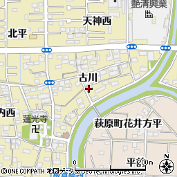 愛知県一宮市三条古川30周辺の地図